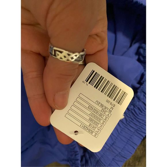 Urban Renewal NWT Made In The USA Nylon Balloon Pant- Blue, Size Medium, MP $79 - Picture 7 of 12